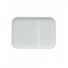 Поднос столовый 34,5х26,5 см белый   MG