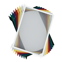 Рамка  для перекидной системы А4   красный пластик