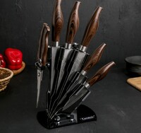 Набор ножей 5 шт. на подставке 20/24/33/32,5/30 см, ножницы 23 см