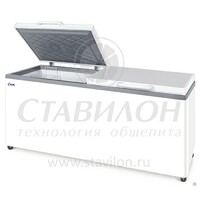 Ларь морозильный с глухой крышкой МЛК-800 СНЕЖ 650