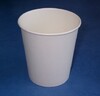 Стакан бумажный 250 мл D80 мм белый однослойный