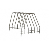 Подставка для досок 6 отделений  нерж. MG