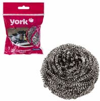 Губка для посуды СПИРАЛЬ мягкая 1 шт/уп, 27 г. YORK 
