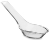 Ложка пластиковая ЯПОНИЯ 120х38 мм   прозрачный PS