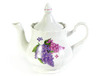 Чайник 800 мл  фарфор  Романс Сирень Добрушский фарфоровый завод