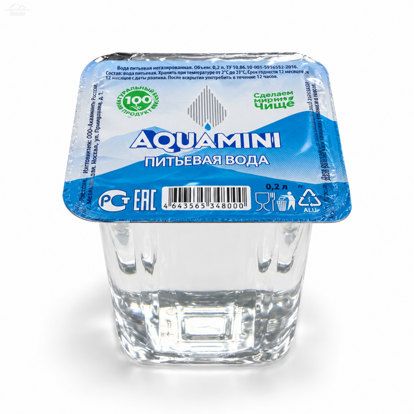 Вода питьевая "Aquamini" 0,2 л ПЭТ Вода питьевая "Aquamini" 0,2 л ПЭТ