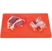Доска разделочная 400х300х1,8 мм пластик красный P.L. Proff Cuisine