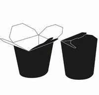 Контейнер для лапши Black 480 мл 