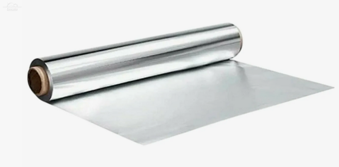 Фольга стандартная 50 м х 30 см 9 мкм алюминий Фольга стандартная 50 м х 30 см 9 мкм алюминий