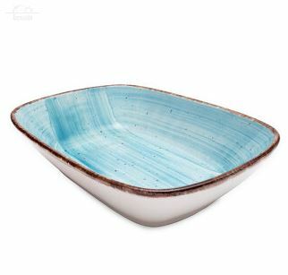 Салатник 550 мл 20х15 см прямоуг.Avanos,Turquoise Gural Porcelain фарфор голубой Салатник 550 мл 20х15 см прямоуг.Avanos,Turquoise Gural Porcelain фарфор голубой