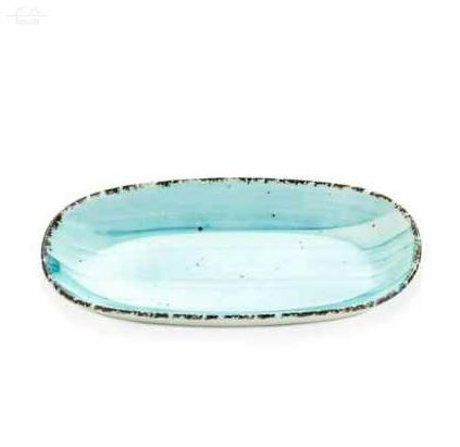 Блюдо овальное 29х17 см .Avanos,Turquoise фарфор голубой Блюдо овальное 29х17 см .Avanos,Turquoise фарфор голубой