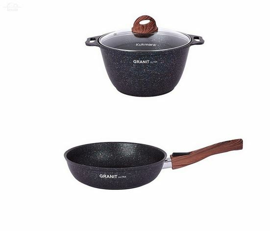 Набор кухонной посуды №18 АП линии Granit Ultra Blue нкп18го Набор кухонной посуды №18 АП линии Granit Ultra Blue нкп18го