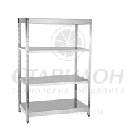 Стеллаж для тарелок СТЛ-П 900/300/1600 ТНН 4   оцинкованная сталь  нержавеющая сталь
