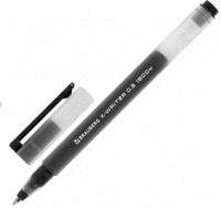 Ручка ЧЕРНАЯ гелевая BRAUBERG "X-WRITER 1800", УВЕЛИЧЕННАЯ ДЛИНА ПИСЬМА 1 800 м, 