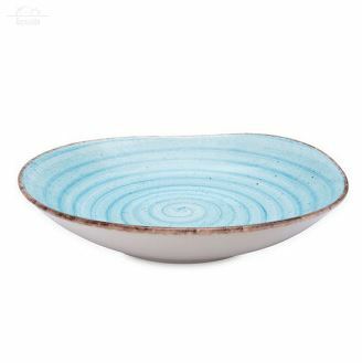 Тарелка глубокая 450 мл 20 см ассимитр. Avanos,Turquoise Gural Porcelain фарфор голубой Тарелка глубокая 450 мл 20 см ассимитр. Avanos,Turquoise Gural Porcelain фарфор голубой