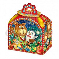 Коробка для подарка 1,2 кг Гости