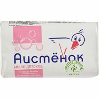Мыло детское 70 гр Аистёнок с миндальным молочком и ионами серебра