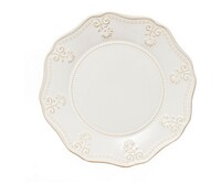 Тарелка мелкая 21,5 см LACE & CRAB TABULA  фарфор, айвори