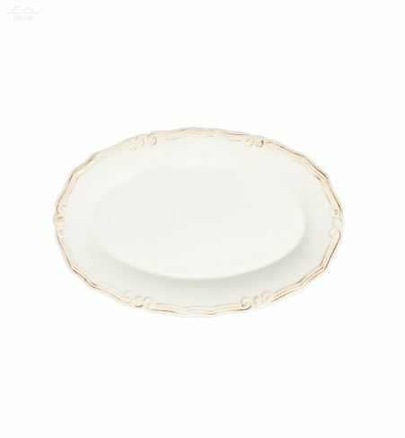 Блюдо овальное 26 см Patina ID Fine фарфор белый с кантом Блюдо овальное 26 см Patina ID Fine фарфор белый с кантом