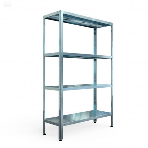 Стеллаж производственный СКО-800/500/1600 ИП ТММ полки-нерж 4 полки Стеллаж производственный СКО-800/500/1600 ИП ТММ полки-нерж 4 полки