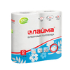 Полотенца бумажные 2 слоя 2 рул/уп ЛАЙМА белый
