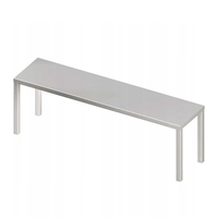 Полка настольная  1 уровень  сплошная      1100х400х400