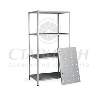 Стеллаж для тарелок и стаканов СТЛ-Н 700/350/1800 ТНН  4   нержавеющая сталь