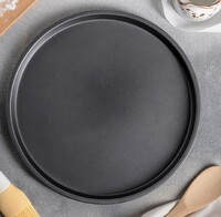 Форма для пиццы D35 см H1,5 см улеродистая сталь,антипригарное покрытие Доляна Жаклин