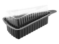 Контейнер для 1 порции пирога (дно) 0211/0016Д черный 178х96 мм H32 мм