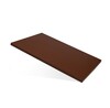 Доска разделочная 400х300х12 мм  пластик коричневый  KL
