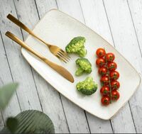 Блюдо овальное 31х18 см BEIGE  Porland фарфор бежевый