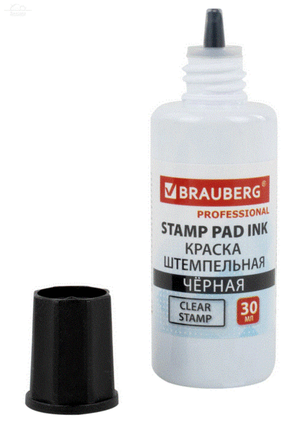 Штемпельная краска ЧЕРНАЯ 30мл Штемпельная краска ЧЕРНАЯ 30мл