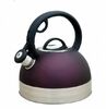 Чайник 2,5 л нерж.сталь индукция со свистком пурпурный Катунь
