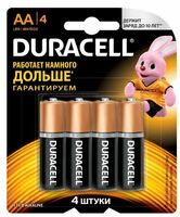 Батарейка Duracell LR6 AA BL4 (пальчиков.) Батарейка Duracell LR6 AA BL4 (пальчиков.)