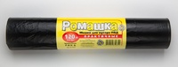 Пакет для мусора 120 л 70х110 см 30 мкм 25 шт/рул ПВД Ромашка практичные